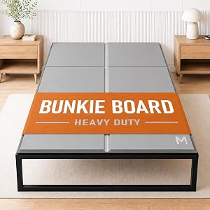 Meliusly Heavy Duty Bunkie Board King Size (76x80) - Non-Slip Breathable Bed Support Board